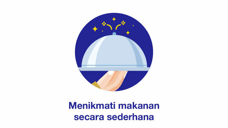 Makan secara sederhana