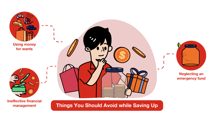 3 Things you should avoid while saving up