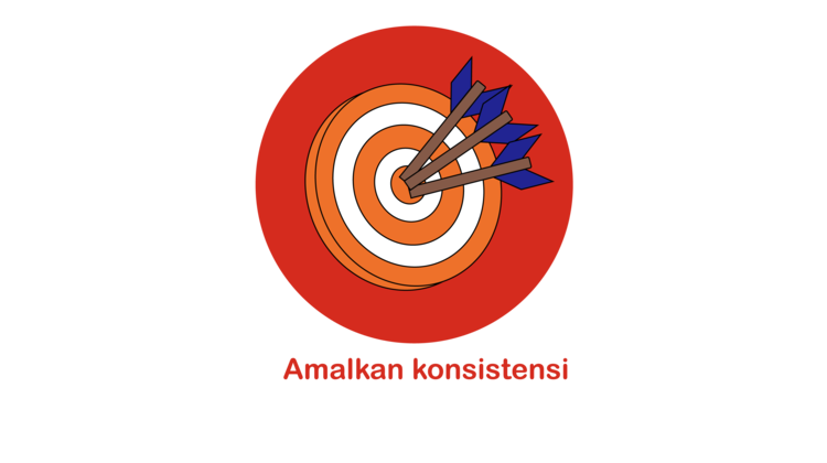 Amalkan konsistensi