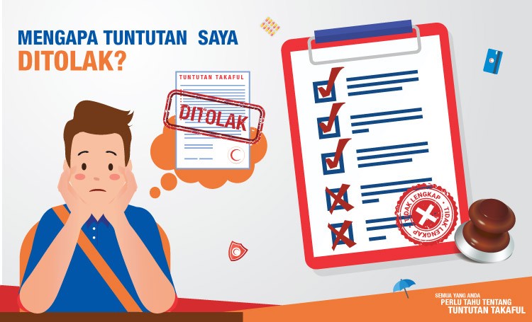 Mengapa tuntutan takaful perubatan dan kesihatan saya ditolak?