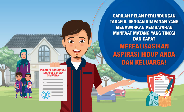 Apply for takaful with savings plan now